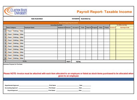 40 Free Payroll Report Templates Excel Word Templatelab