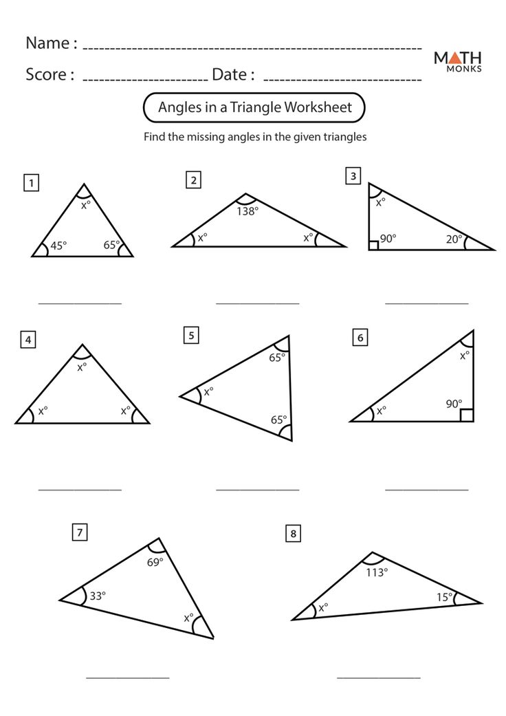 43 Angles Of Triangles Worksheet Answers Worksheet Online