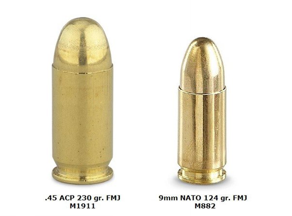 45 Acp Vs 9Mm