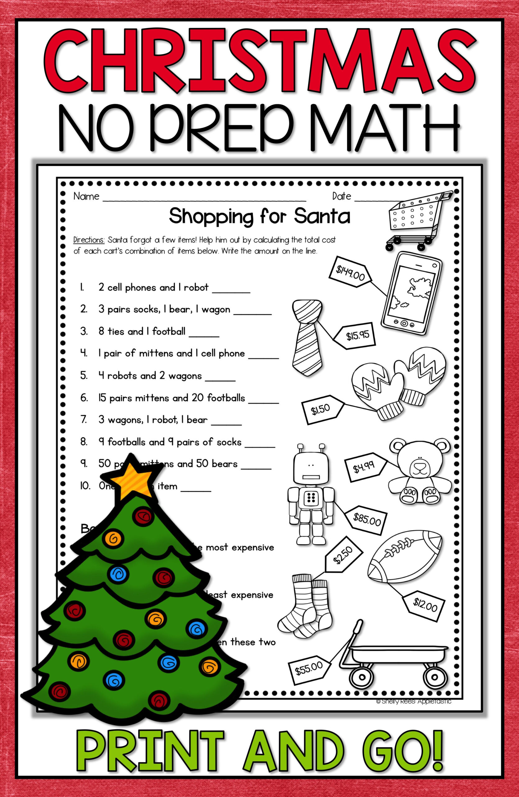 4Th Grade Christmas Worksheets Printables Printable Worksheets