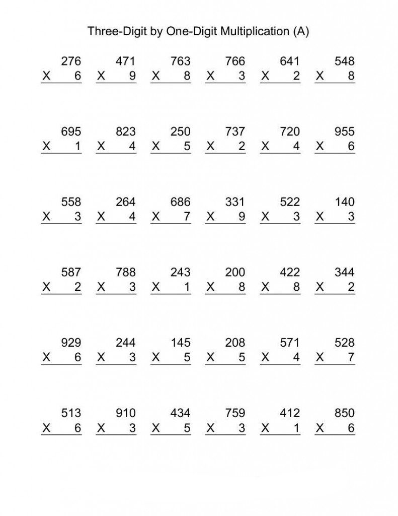 4Th Grade Math Worksheet Pdf Printable Worksheets Are A Valuable