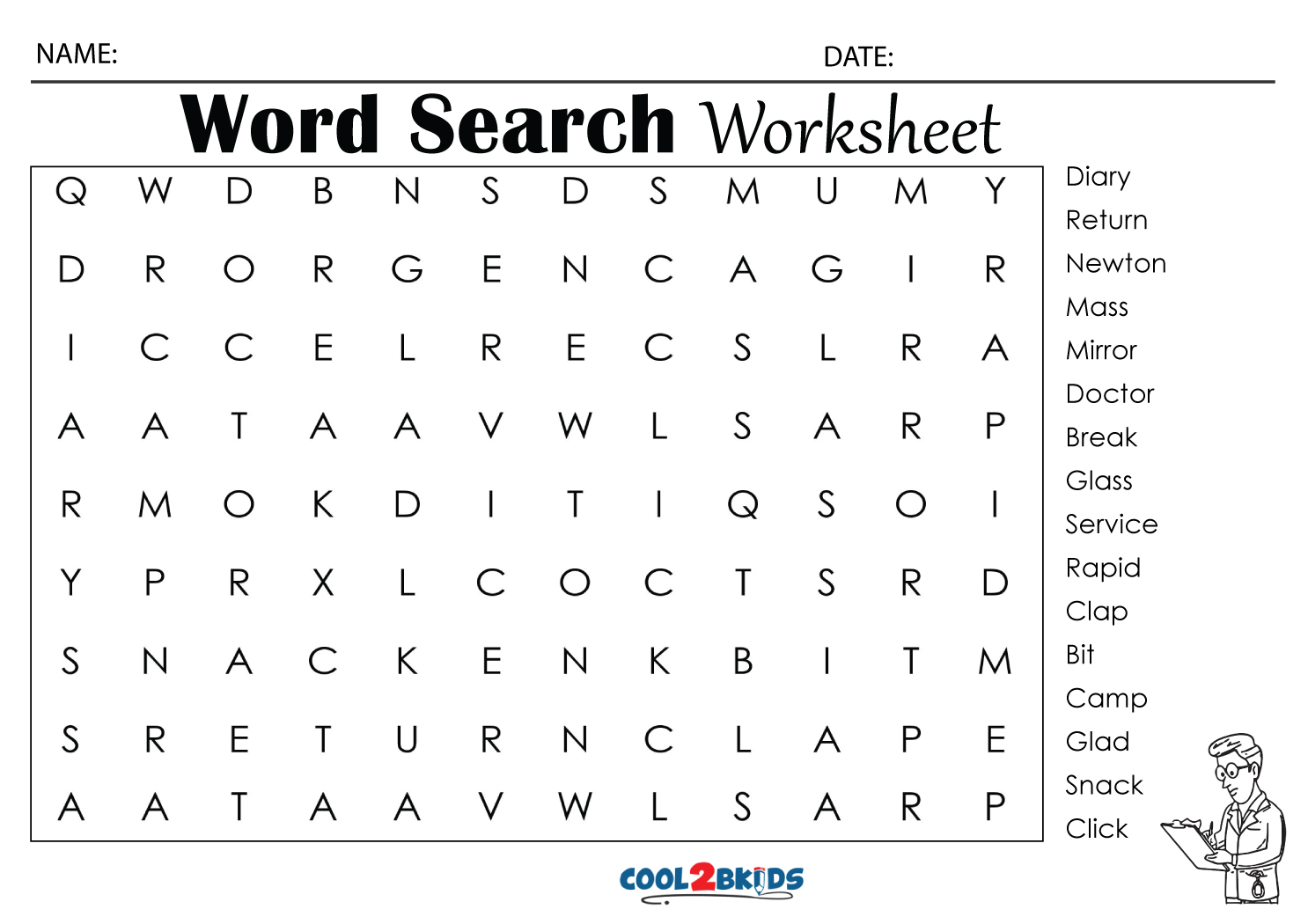 4Th Grade Point Of View Worksheets Printable Word Searches