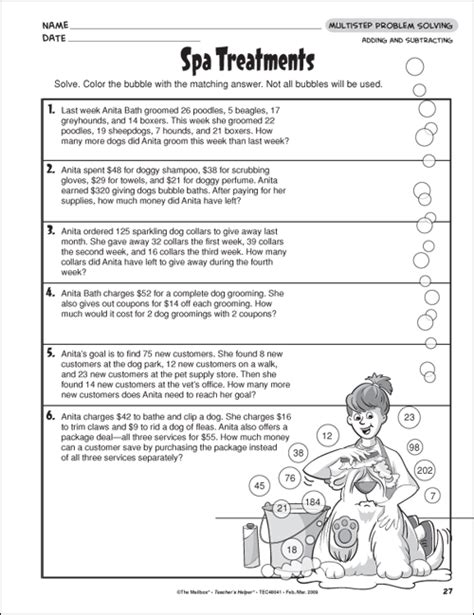 4Th Grade Problem Solving Math