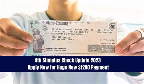 4Th Stimulus Check Update 2023 Apply Now For Huge New 1200 Payment