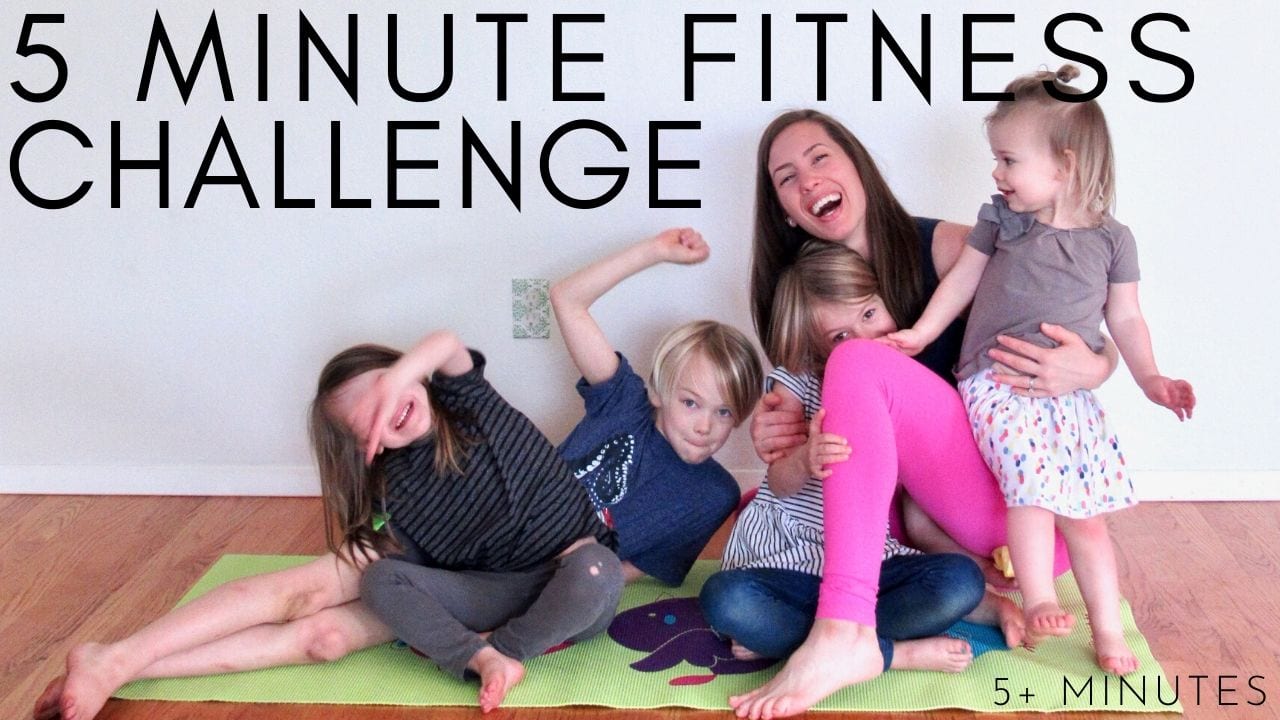 5 Minute Fitness Challenge Workout Video Fit Mama Real Food