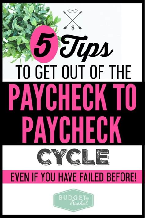 5 Money Management Tips To Get You Out Of The Paycheck To Paycheck Cycle Money Management