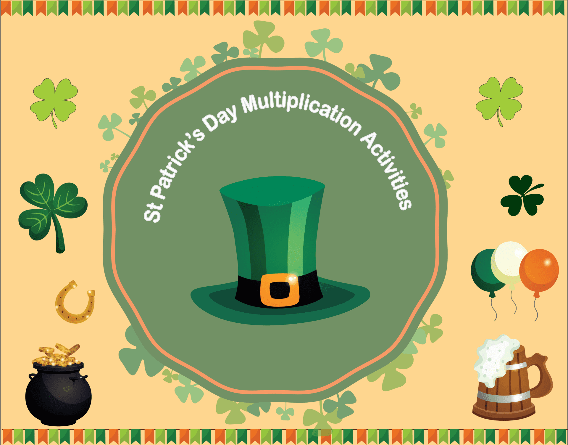 5 St Patrick S Day Multiplication Worksheets Fun Activities