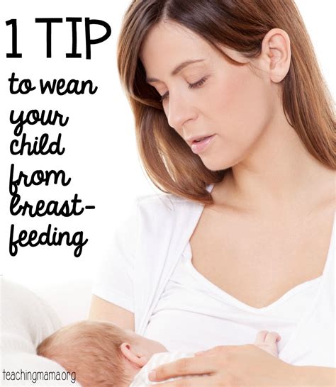 5 Tips To Wean Your Child From Breastfeeding