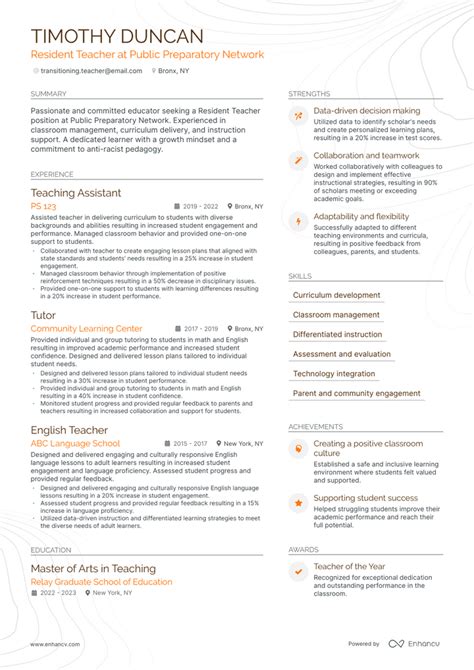 5 Transitioning Teacher Resume Examples Amp Guide For 2023