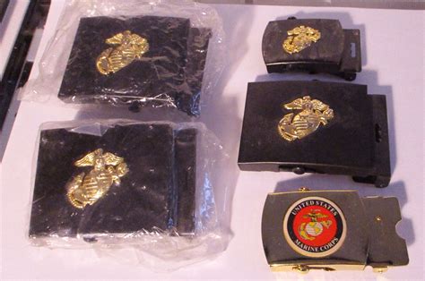 5 Usmc Marine Corps Service Uniform Web Belt Buckles 1995 For Sale Soviet Awards Com