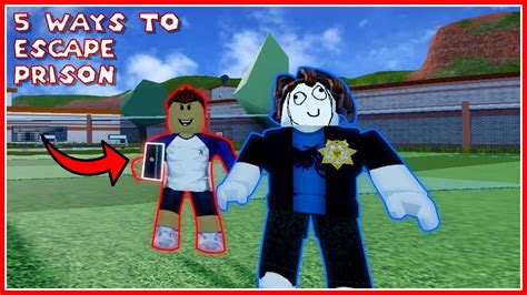 5 Ways To Escape Jailbreak Roblox Jail Break Youtube