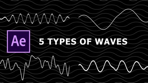 5 Ways To Make Wavy Lines After Effects Tutorial Project File