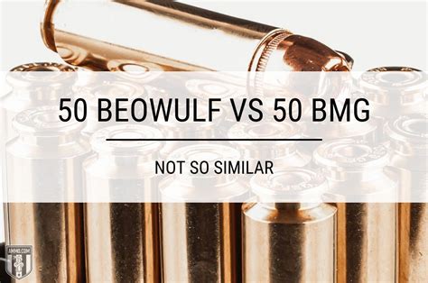 50 Beowulf Vs 50 Bmg Caliber Comparison By Ammo Com