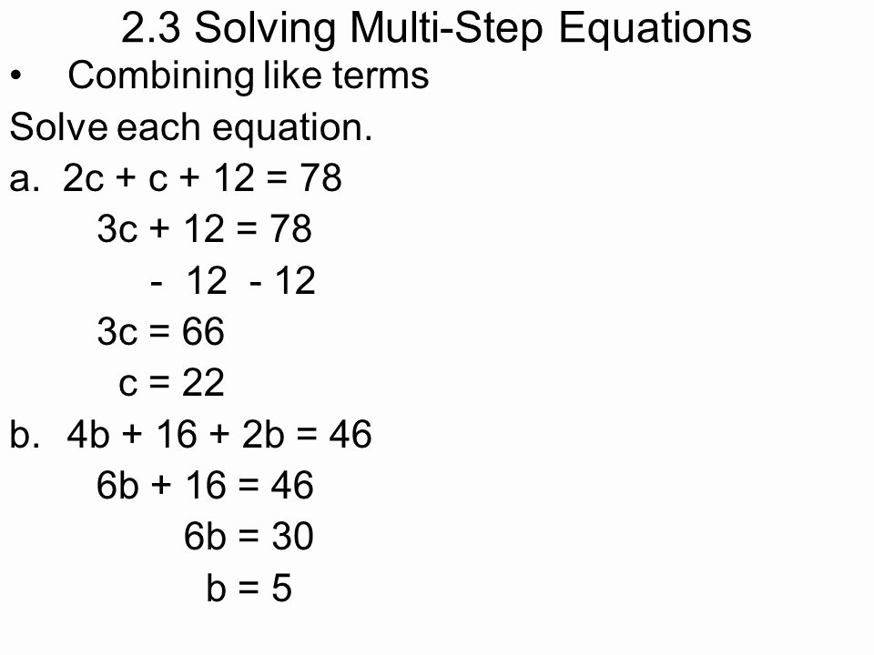 50 Combining Like Terms Equations Worksheet