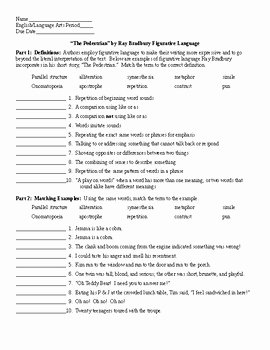 50 Figurative Language Worksheet 2 Answers