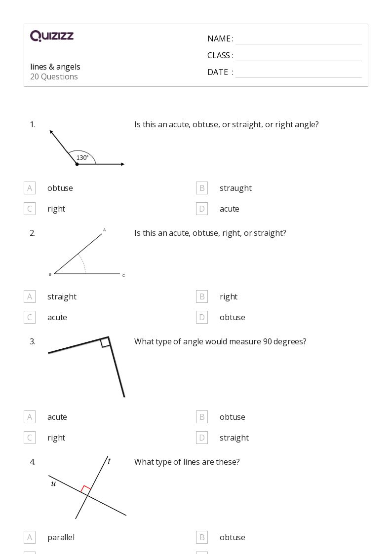 50 Lines Worksheets On Quizizz Free Printable