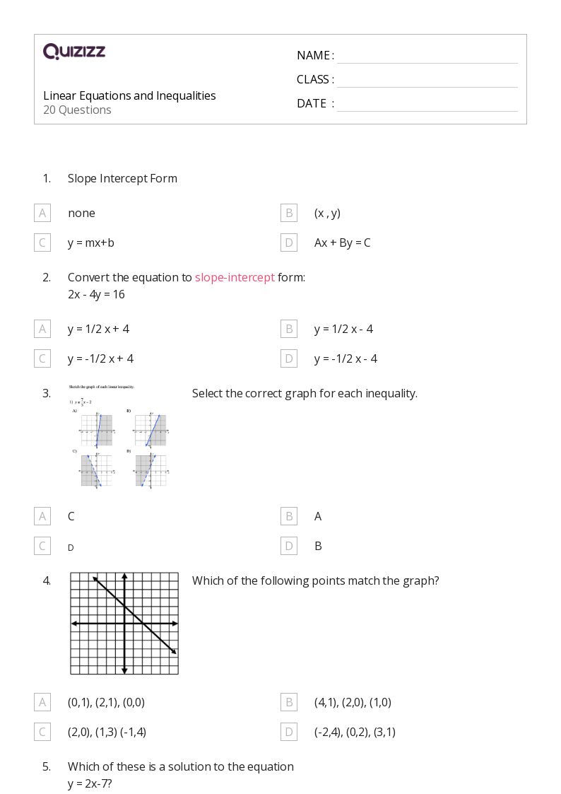 50 Math Worksheets For 10Th Grade On Quizizz Free Amp Printable