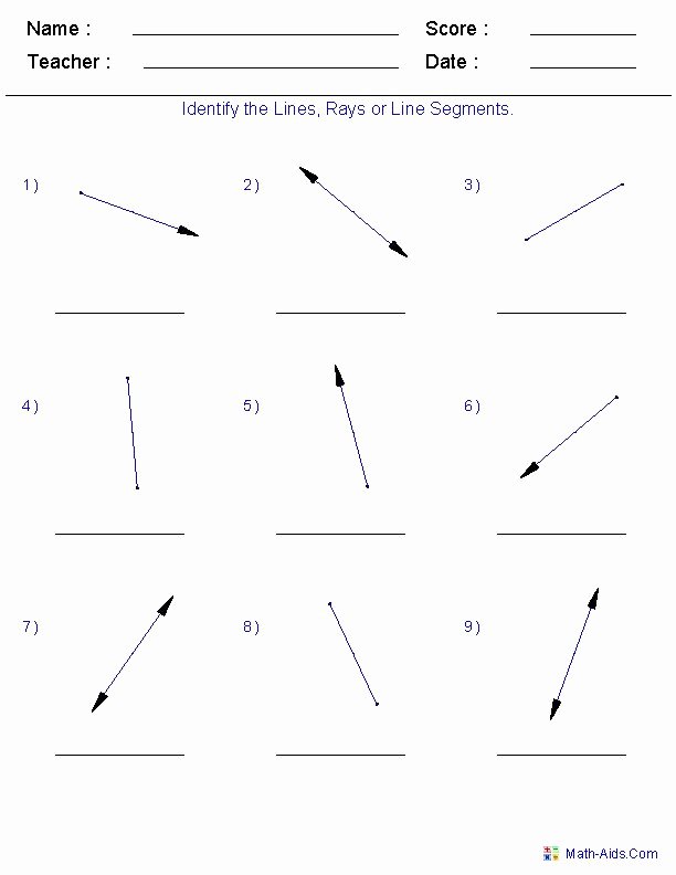 50 Points Lines And Planes Worksheet