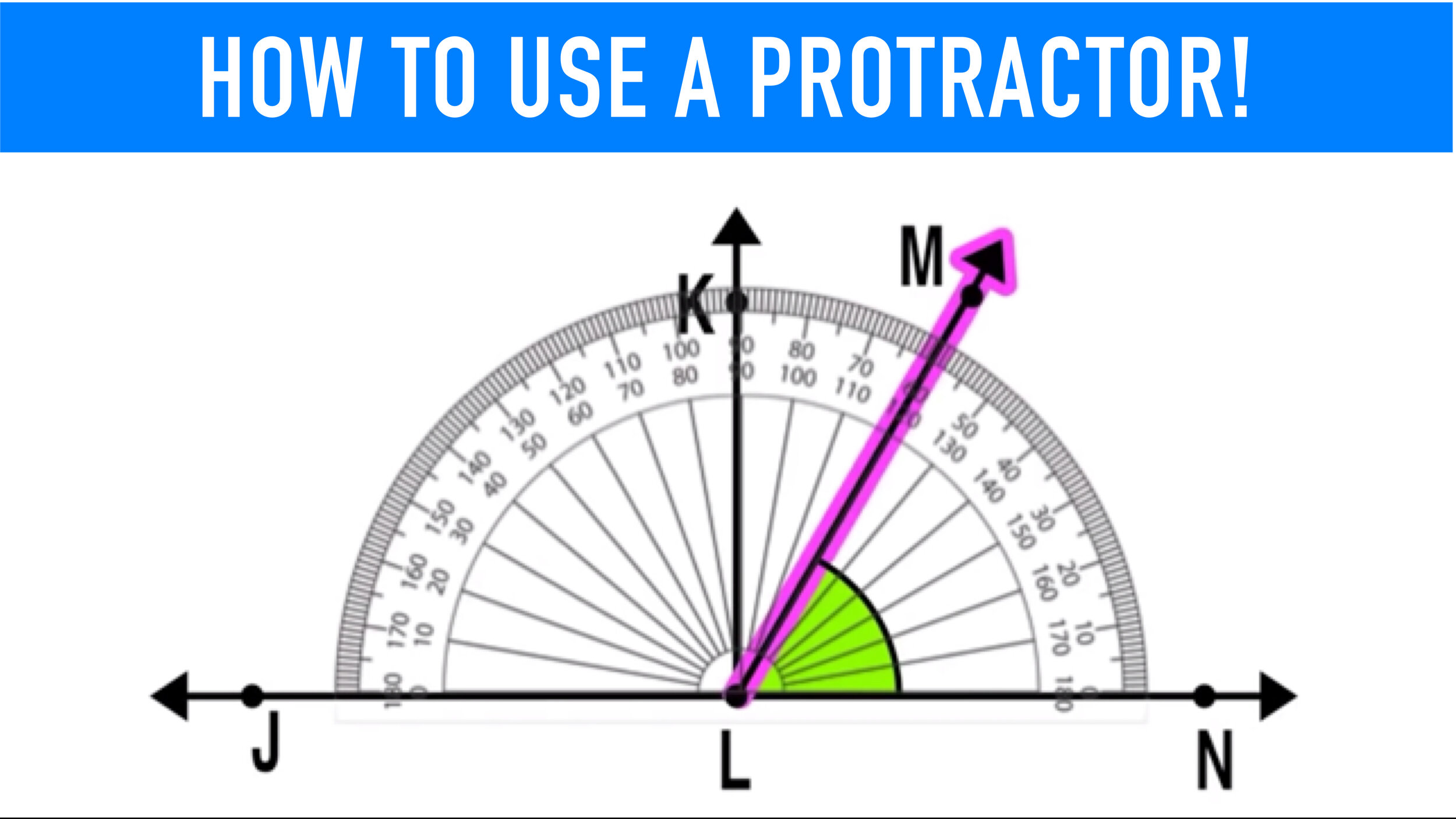 50 Reading A Protractor Worksheet