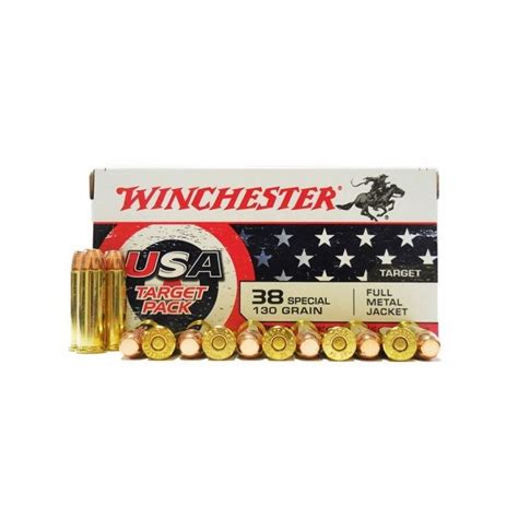 50 Round Box Winchester 38 Special 130Gr Fmj Ammunition