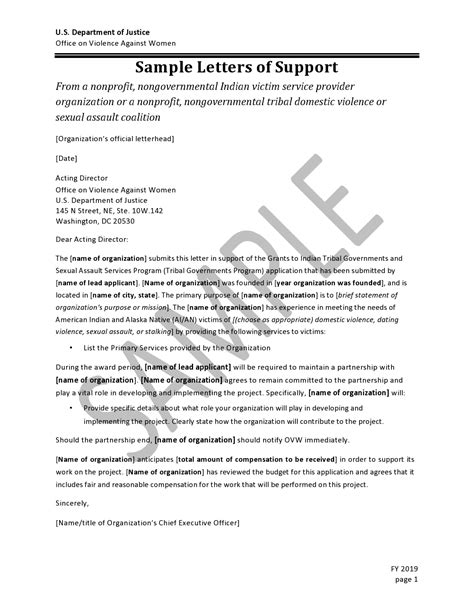 50 Sample Letter Of Support Templates In Pdf Ms Word