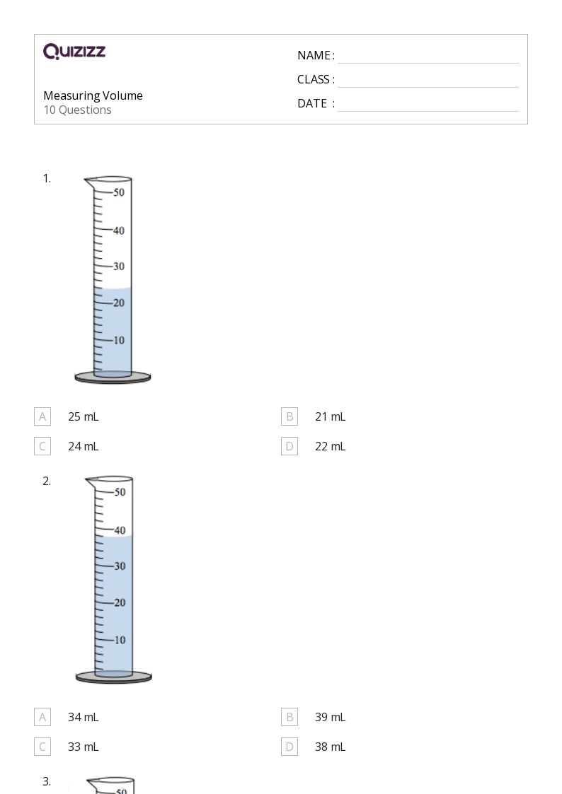 50 Volume Worksheets For 5Th Grade On Quizizz Free Amp Printable