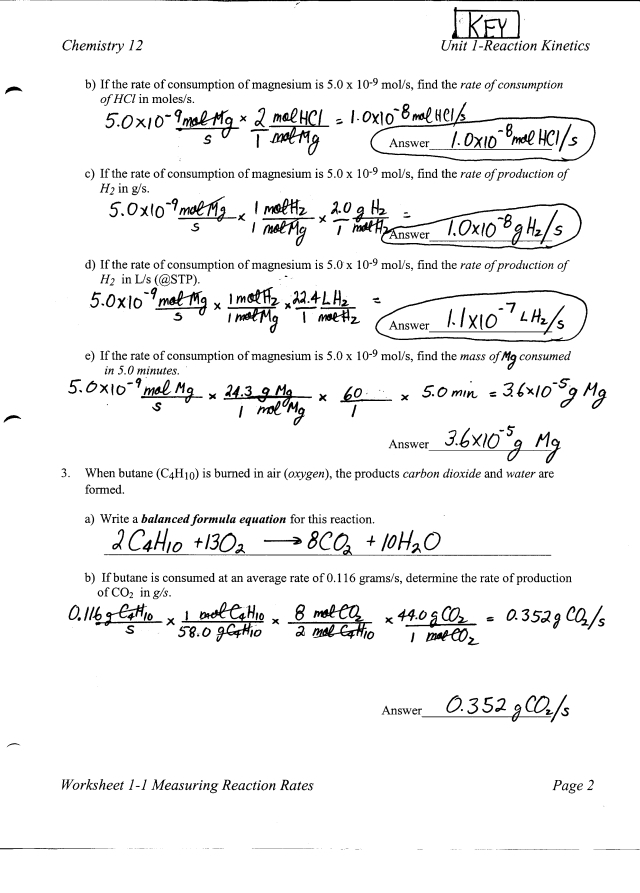 50 Worksheet For Basic Stoichiometry Answer