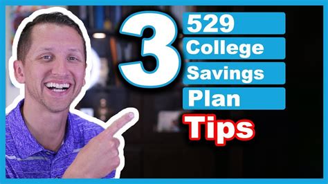 529 College Savings Plan Tips Youtube