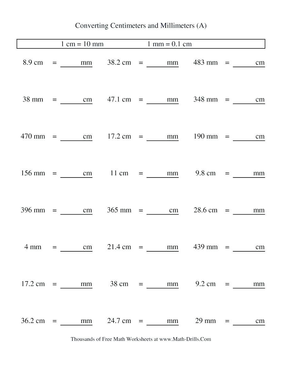 5Th Grade Metric Conversion Worksheets Bluedotsheetco Db Excel Com