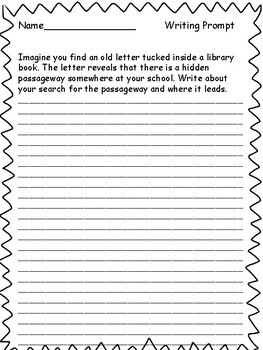 5Th Grade Writing Prompts Test Prep By Lessons For The Substitute