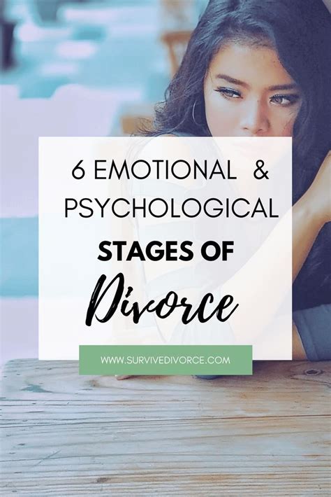 6 Psychological And Emotional Stages Of Divorce Survive Divorce