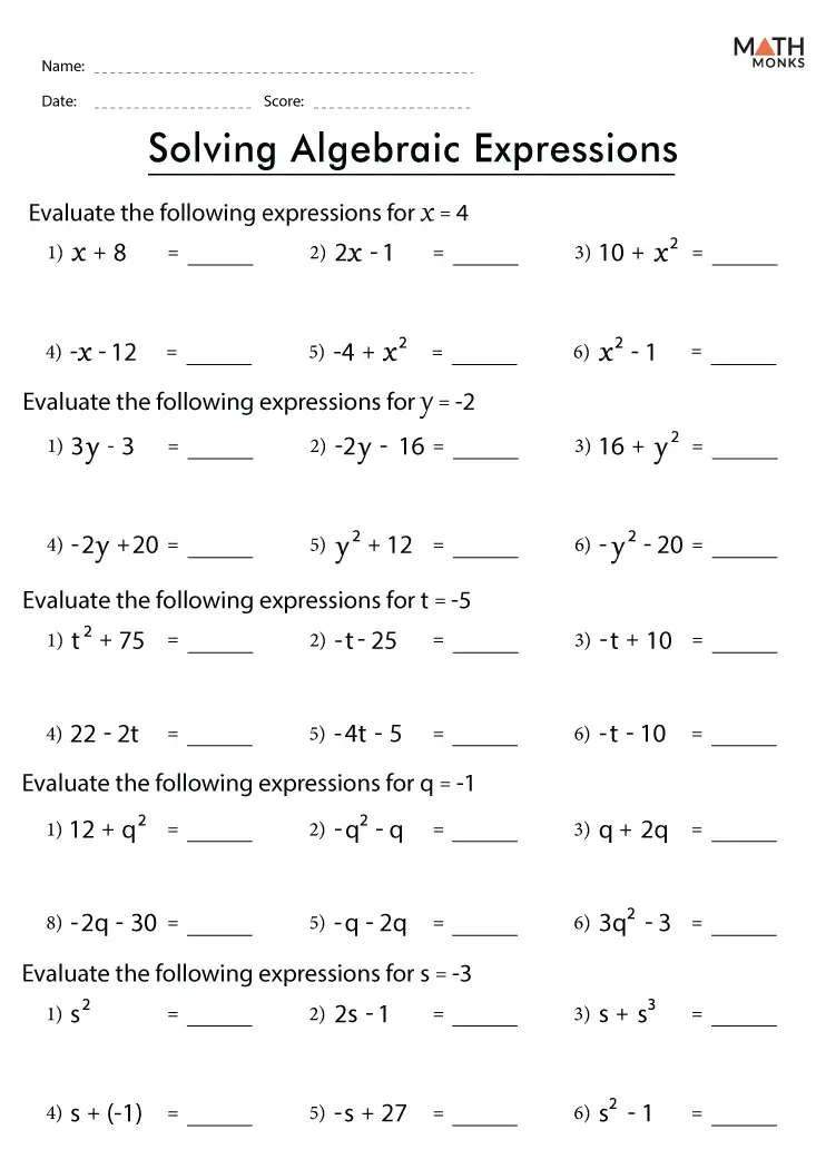 6 Ways to Master Algebraic Expressions for 6th Graders