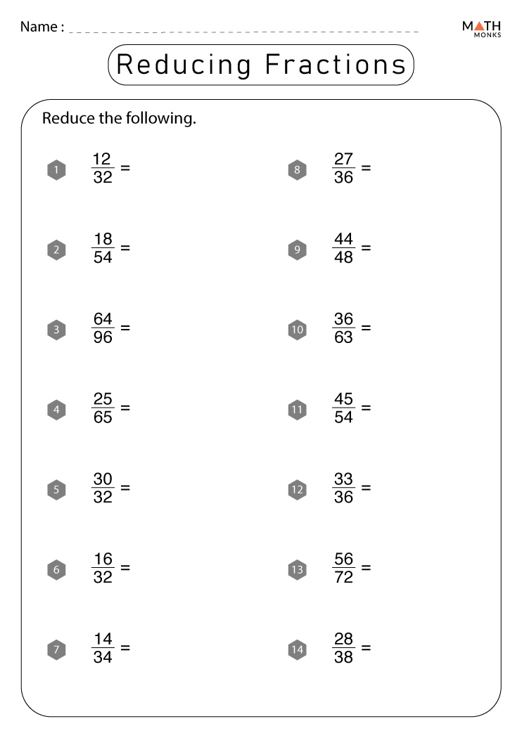 6th Grade Fraction Fun: Printable Worksheets Await