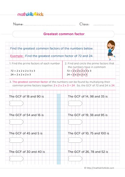 6Th Grade Number Theory Worksheets Free And Printable