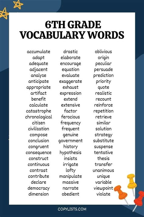 Boost Your Word Power: 6th Grade Vocabulary Worksheets