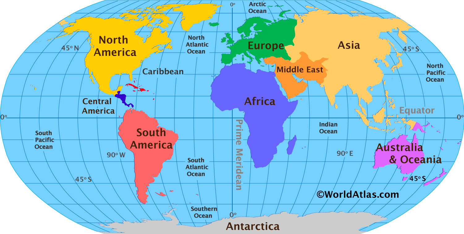 7 Continents And Oceans Activities Map Of Continents And Oceans Map