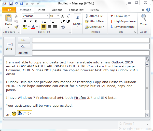 7 Solutions To Fix Copy And Paste Issues In Microsoft Outlook