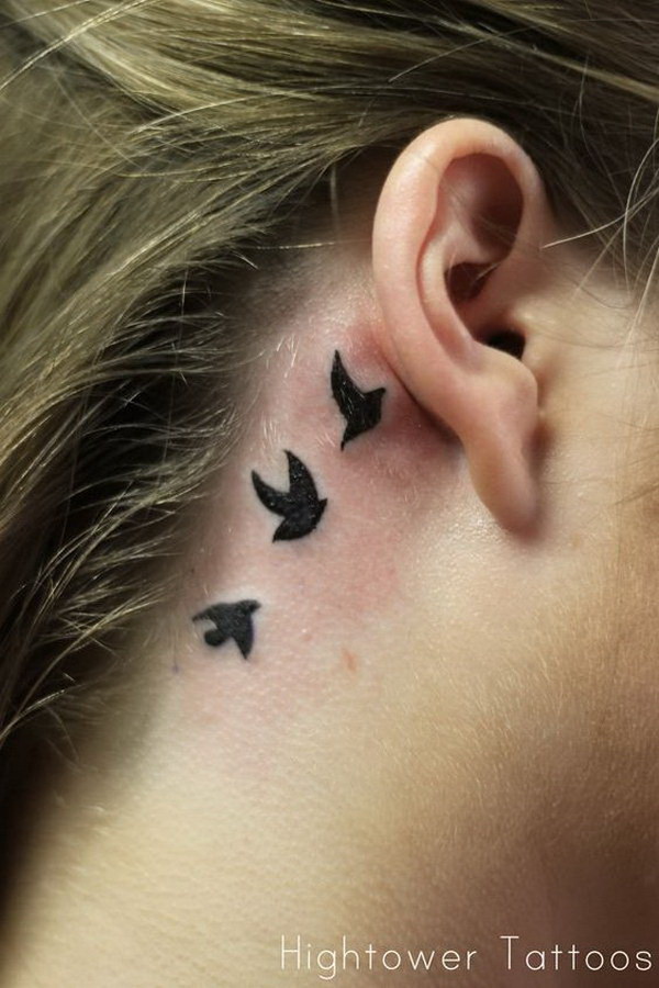 70 Pretty Behind The Ear Tattoos For Creative Juice