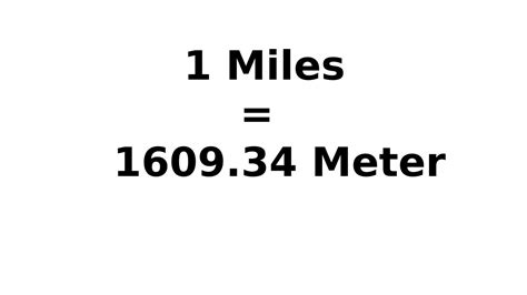 700 Meters to Miles Conversion