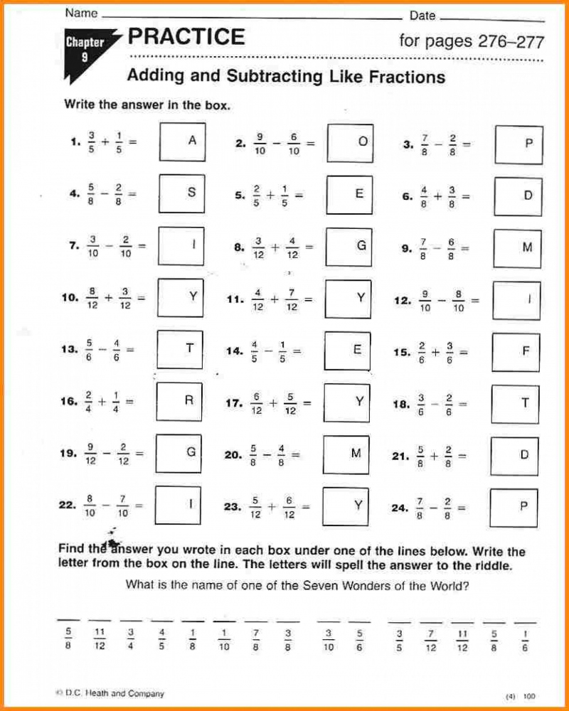 7Th Grade Common Core Math Printable Worksheets Math Worksheets Printable