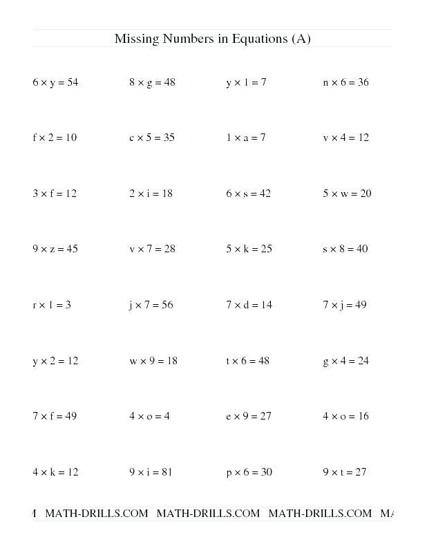 7Th Grade Pre Algebra Practice