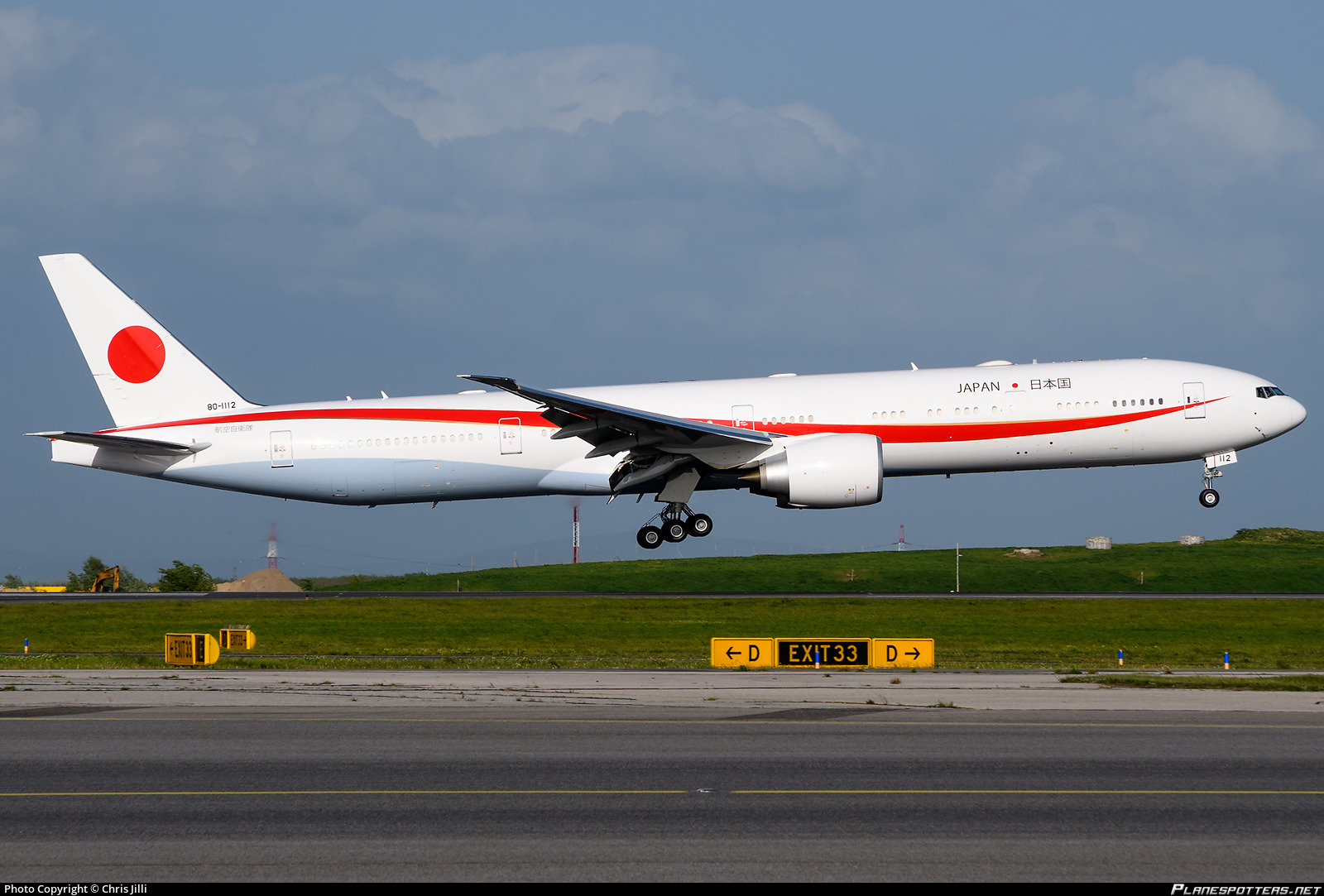 80 1112 Japan Air Self Defence Force Jasdf Boeing 777 3Sber Photo By Mart N Marrero Id