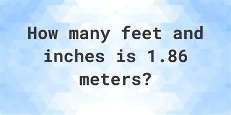 3 Ways to Convert 86 Meters to Feet