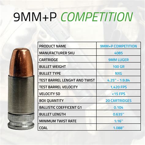 9Mm P Competition Ultimate Ammunition