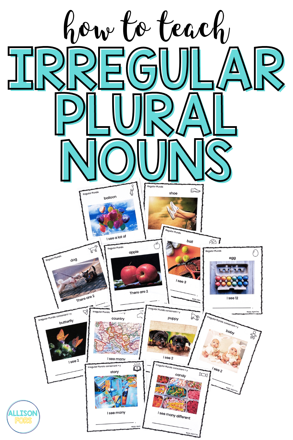 A Better Way To Teach Irregular Plurals In Speech Therapy