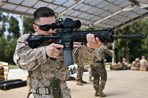 A Deadly Combination The Marines New Heckler Koch M27 Rifle Can Do