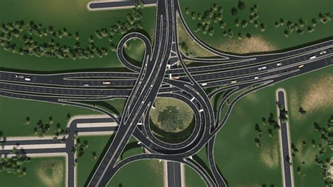 A Design For A 5 Way Interchage R Citiesskylines