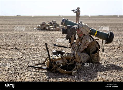 A Us Marine With Weapons Company 1St Battalion 7Th Marine Regiment Stock Photo 69425441 Alamy