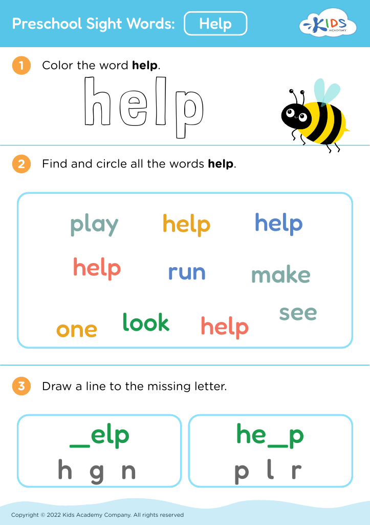 A Worksheet With Words And Pictures To Help Students Learn How To Read Them