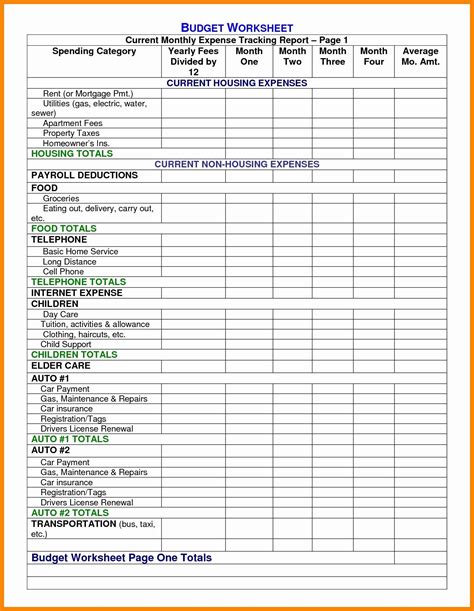 Aarp Retirement Budgeting Worksheet Excel